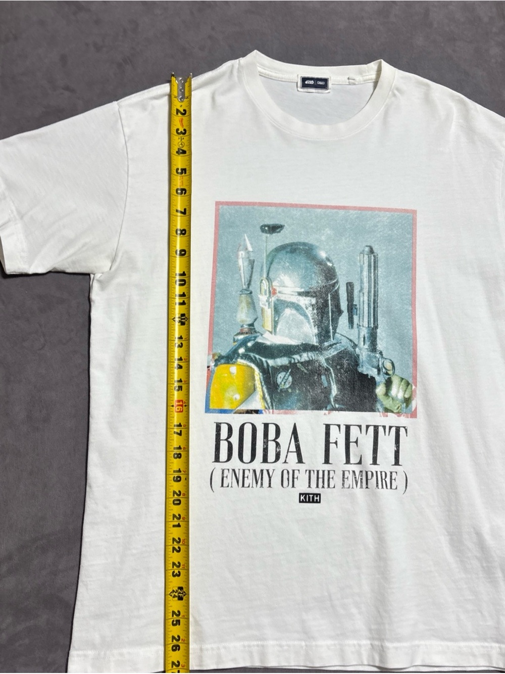 KITH x Star Wars Boba Fett Tee Men's Small White Shor… - Gem
